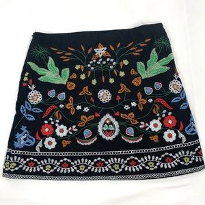 BBWM Woman Embroidered Mini Skirt